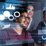 “An image showing diverse professionals working together in a modern technology environment.”