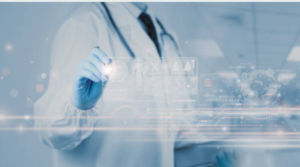 Artificial intelligence transforming healthcare through advanced medical technologies.