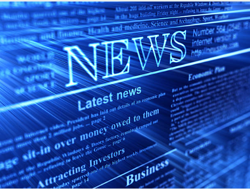 The transformation of news from print newspapers to digital and online platforms.