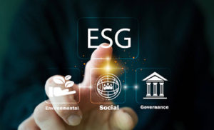 Conceptual image showing journalists balancing ethical responsibility while working on social media platforms