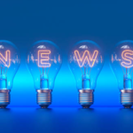 Illustration showing a newsroom working to address declining credibility in online news media