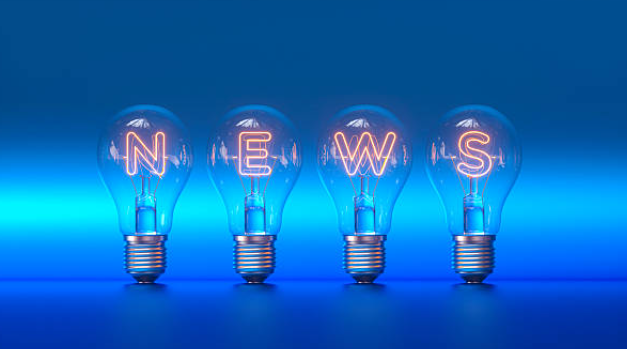 Illustration showing a newsroom working to address declining credibility in online news media