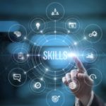 Person working on laptop using AI tools to build an online business without a degree