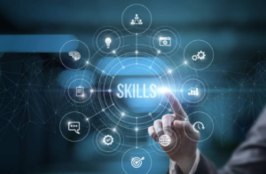 Person working on laptop using AI tools to build an online business without a degree