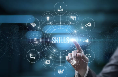 Person working on laptop using AI tools to build an online business without a degree