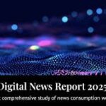 Illustration showing journalists working to restore public confidence in online news platforms